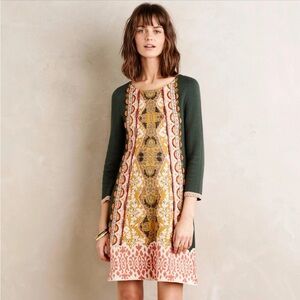 NWT Anthropologie Lanka Tunic Dress by Knitted & Knotted, L Sweater Dress